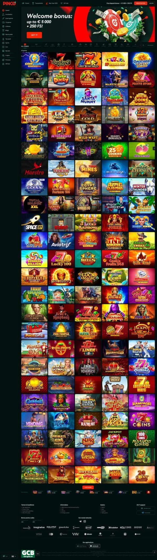 casino pinco online