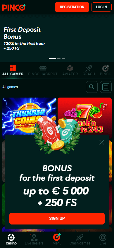 casino pinco online